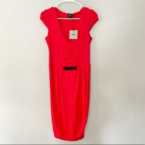 NEW ASOS Sexy Red Jersey Pencil Dress